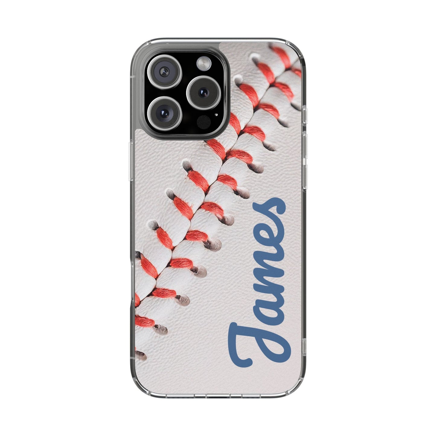 Custom name Baseball iPhone Case β Personalized Silicone