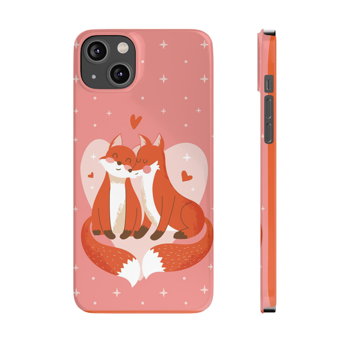 Valentine's Day: Pair of foxes in love - casetinger