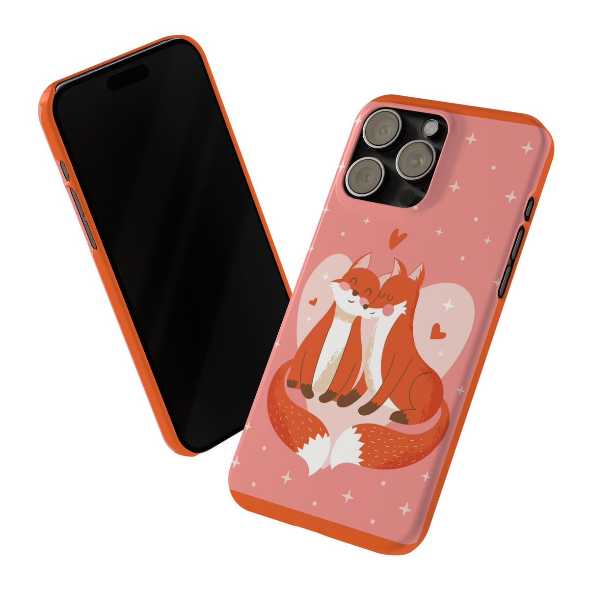 Valentine's Day: Pair of foxes in love - casetinger