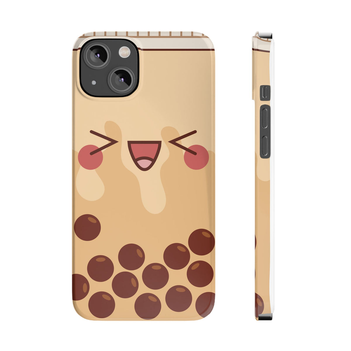 Chocolate Bubble tea phone - casetinger