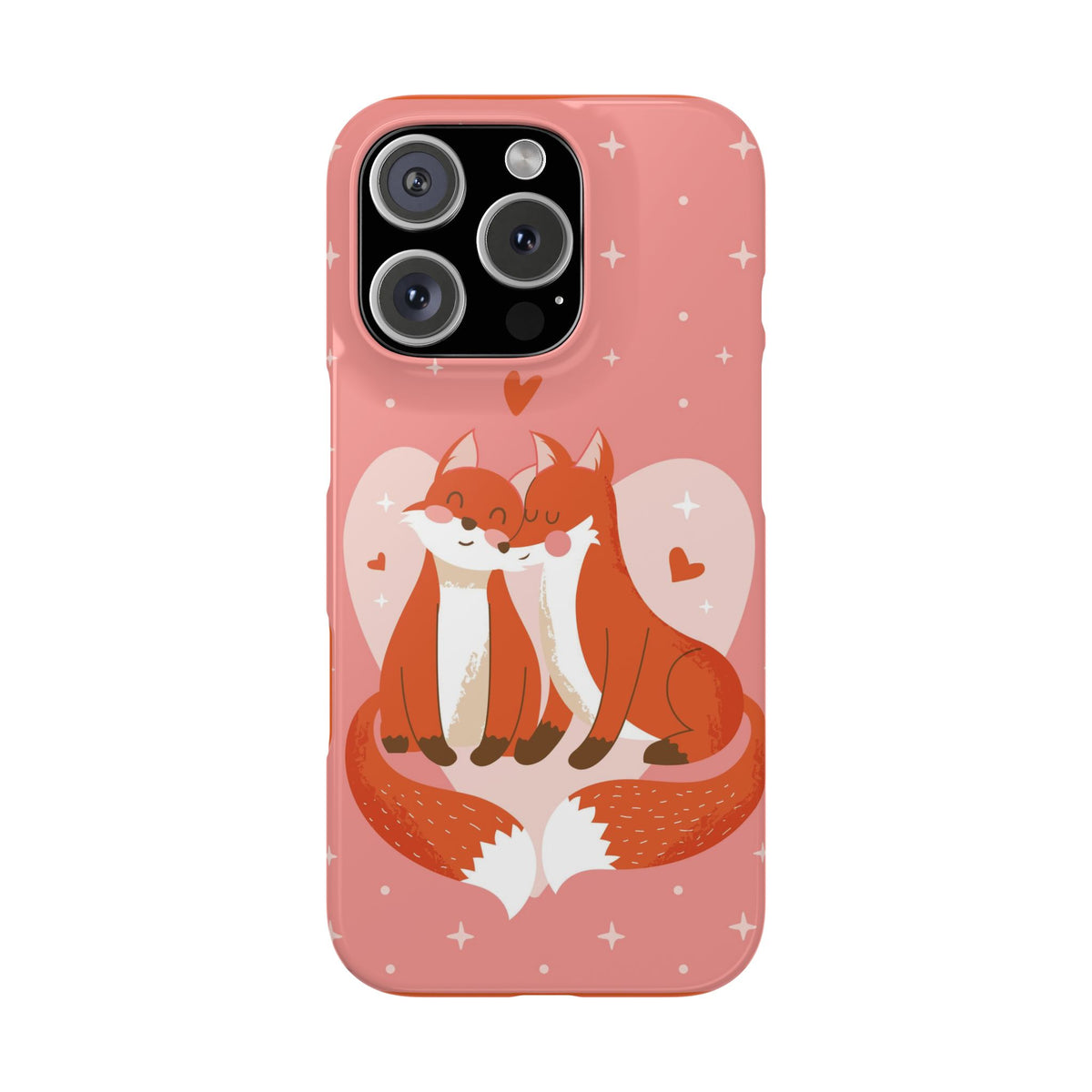 Valentine's Day: Pair of foxes in love - casetinger