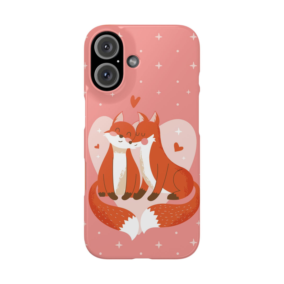 Valentine's Day: Pair of foxes in love - casetinger