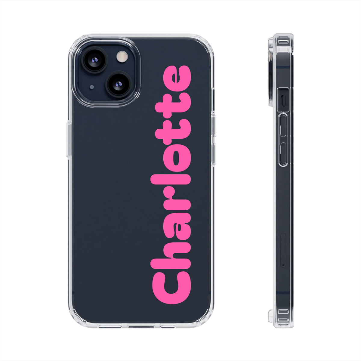 Name iphone case Custom iphone case Silicone iphone case Glossy iphone case Custom gift - casetinger