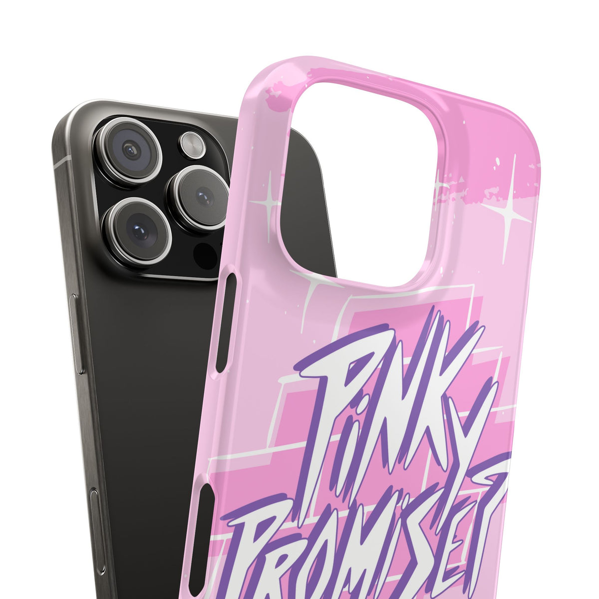 "Pink Promise" Design and Stars - casetinger