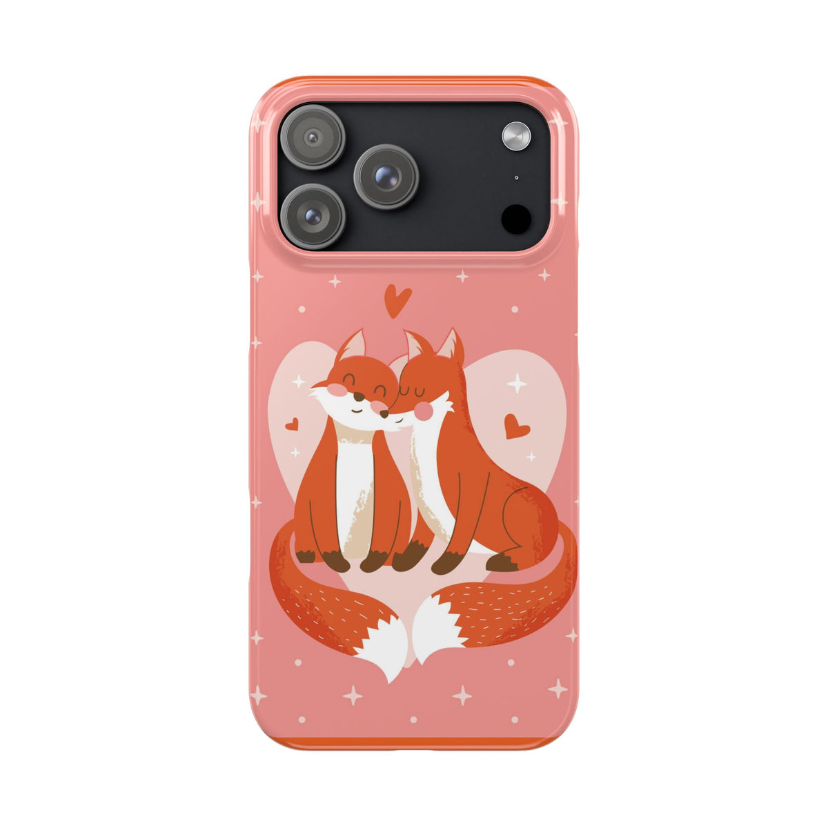 Valentine's Day: Pair of foxes in love - casetinger