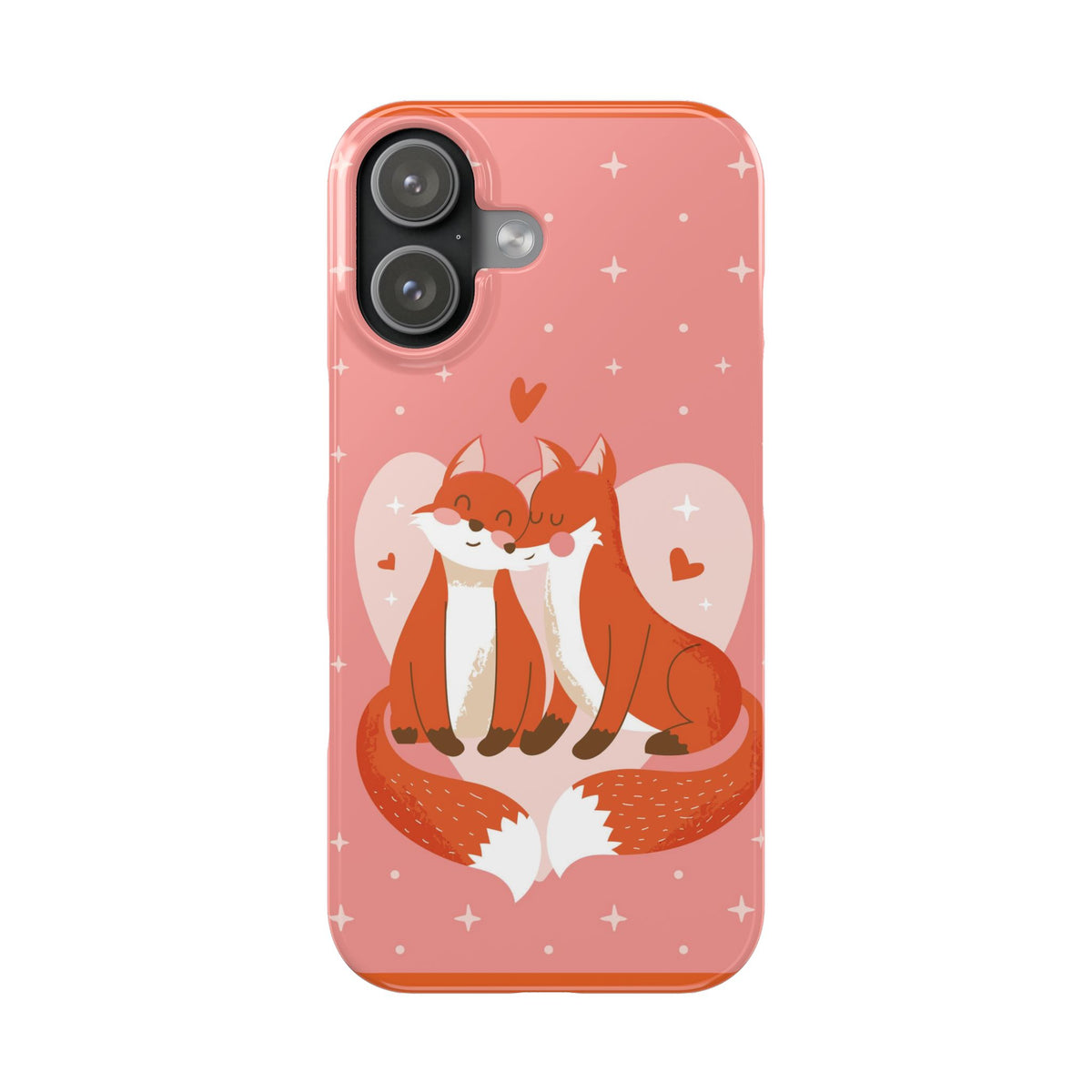 Valentine's Day: Pair of foxes in love - casetinger