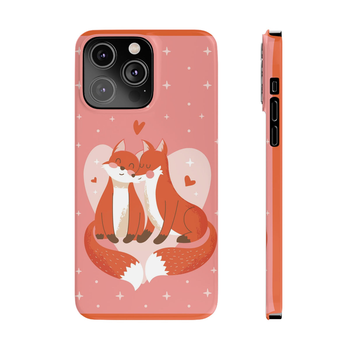 Valentine's Day: Pair of foxes in love - casetinger