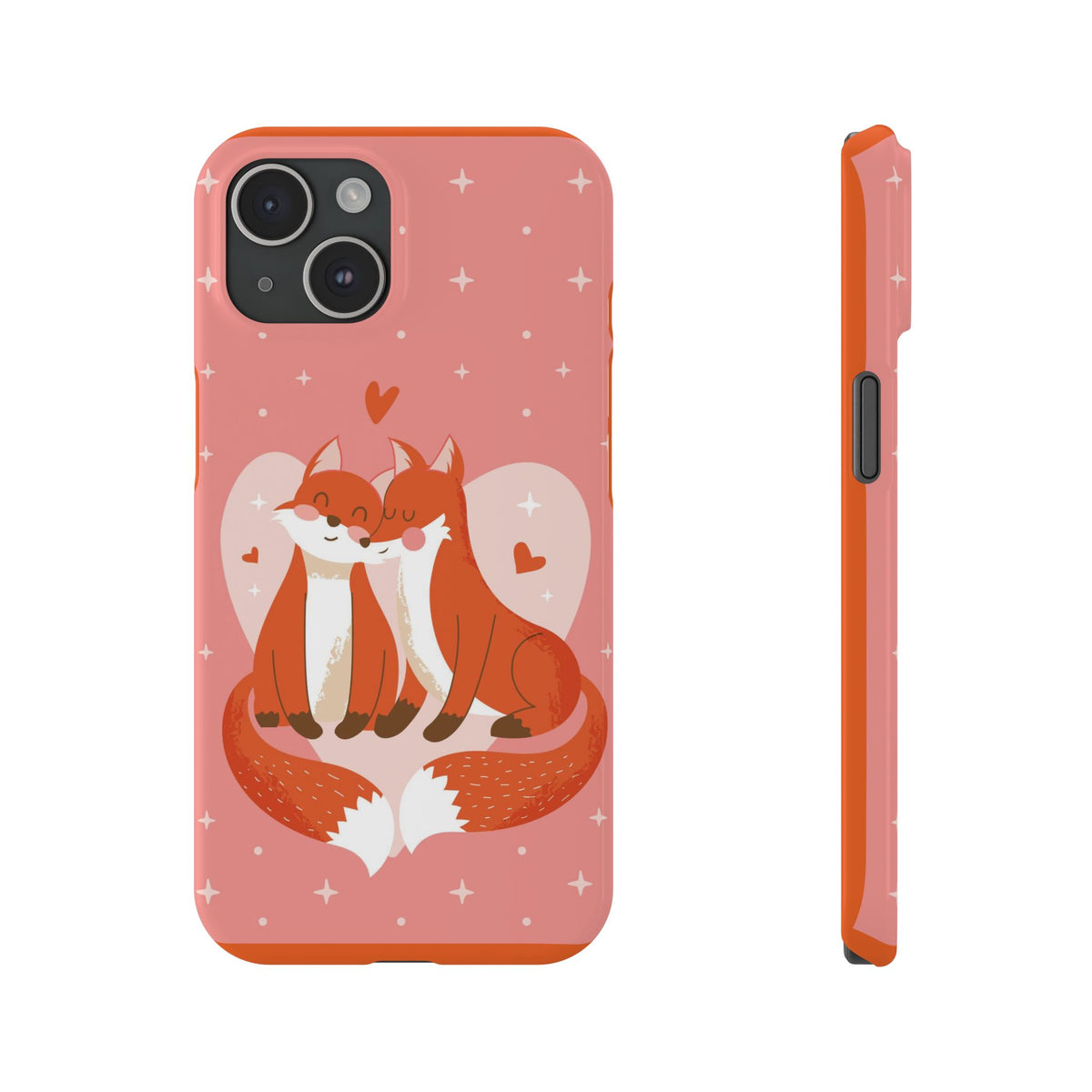 Valentine's Day: Pair of foxes in love - casetinger