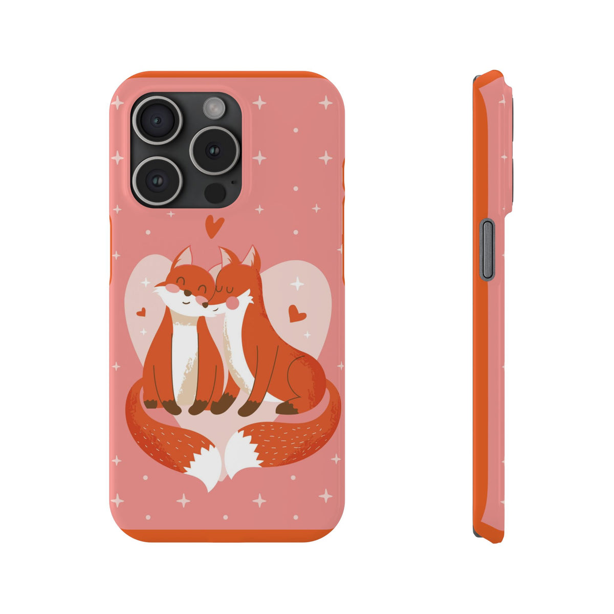 Valentine's Day: Pair of foxes in love - casetinger