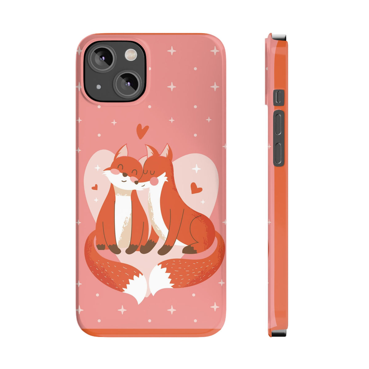 Valentine's Day: Pair of foxes in love - casetinger