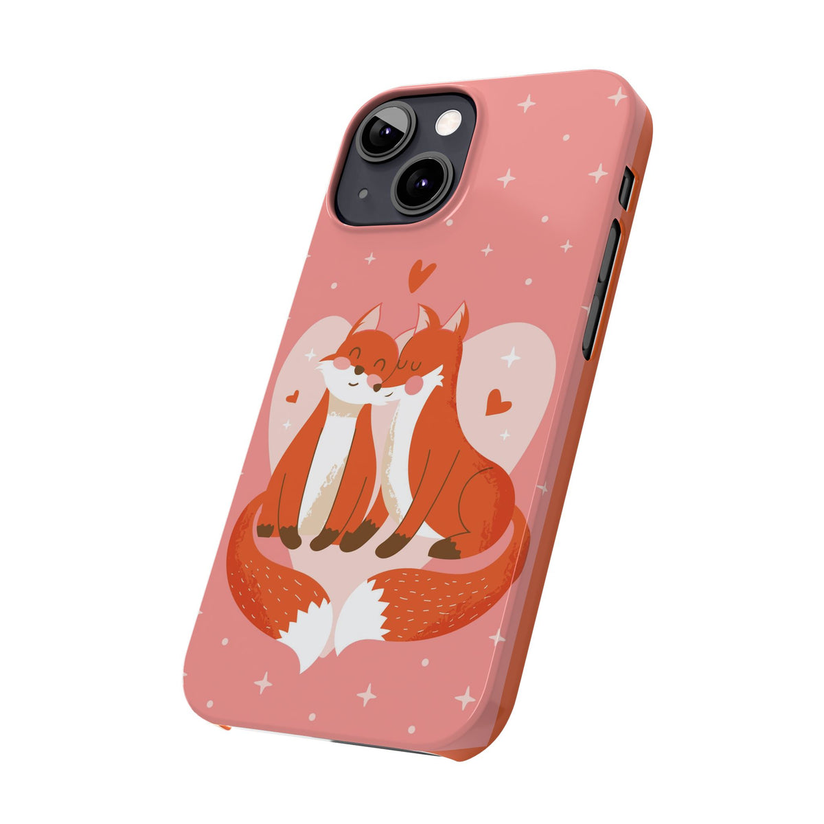 Valentine's Day: Pair of foxes in love - casetinger