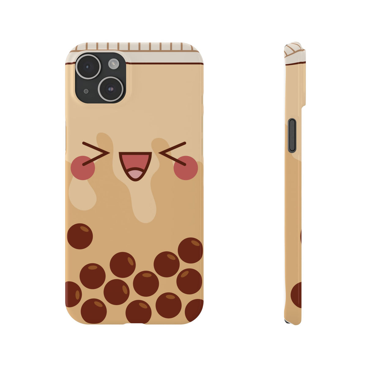 Chocolate Bubble tea phone - casetinger