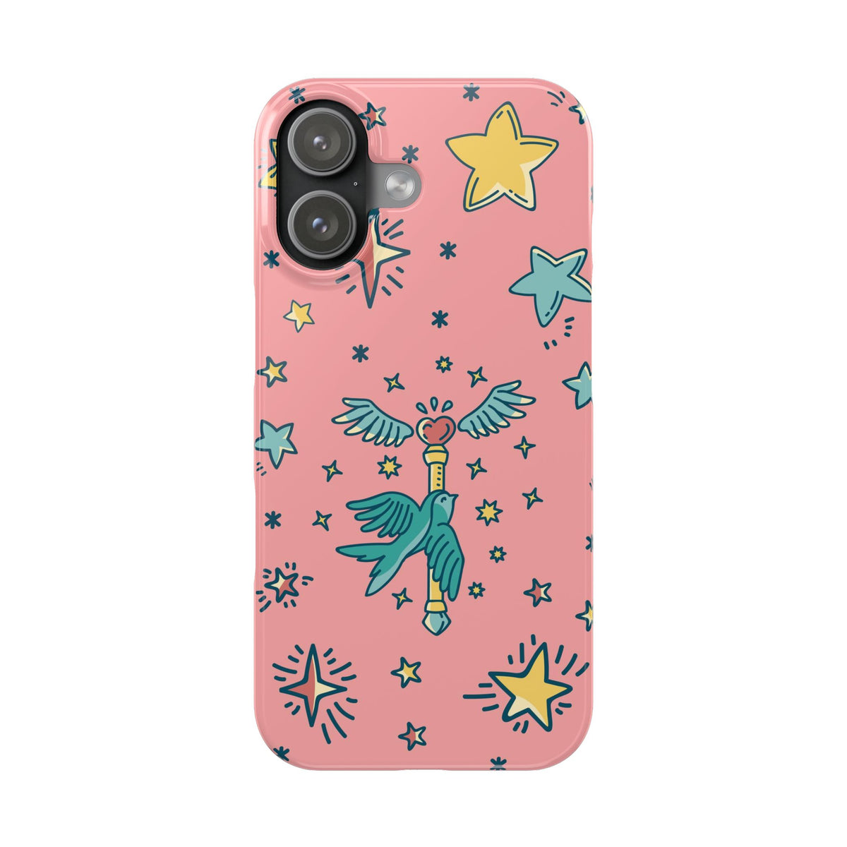 Pink Color Stroke Case: Fantasy Magic - casetinger