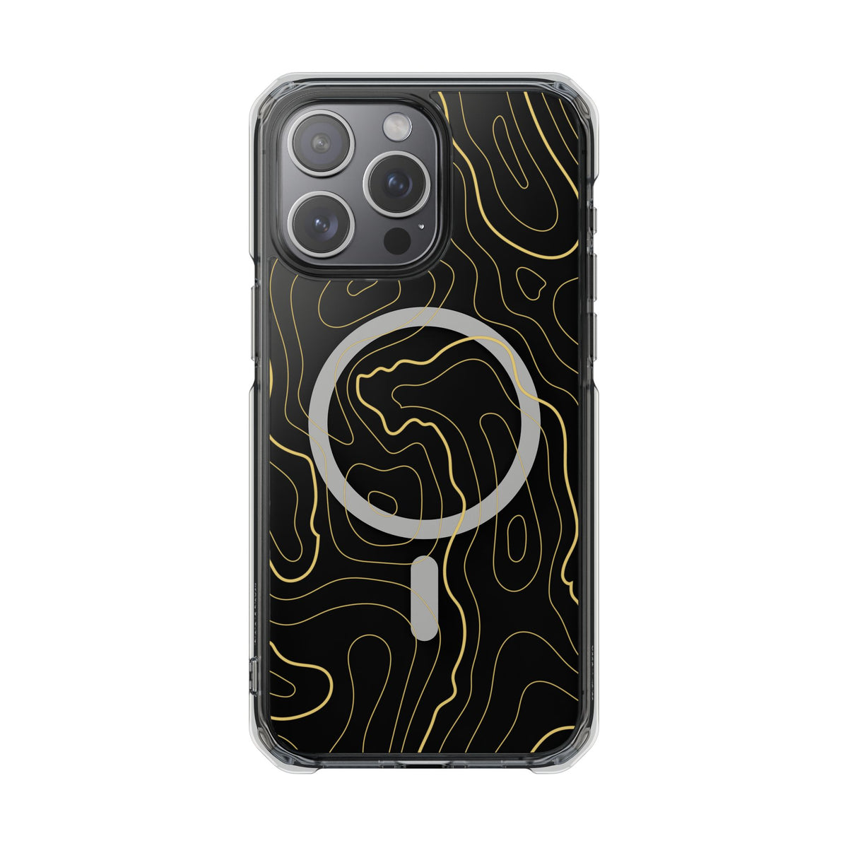 Abstract Topographic lines Map Design - Magnetic - casetinger