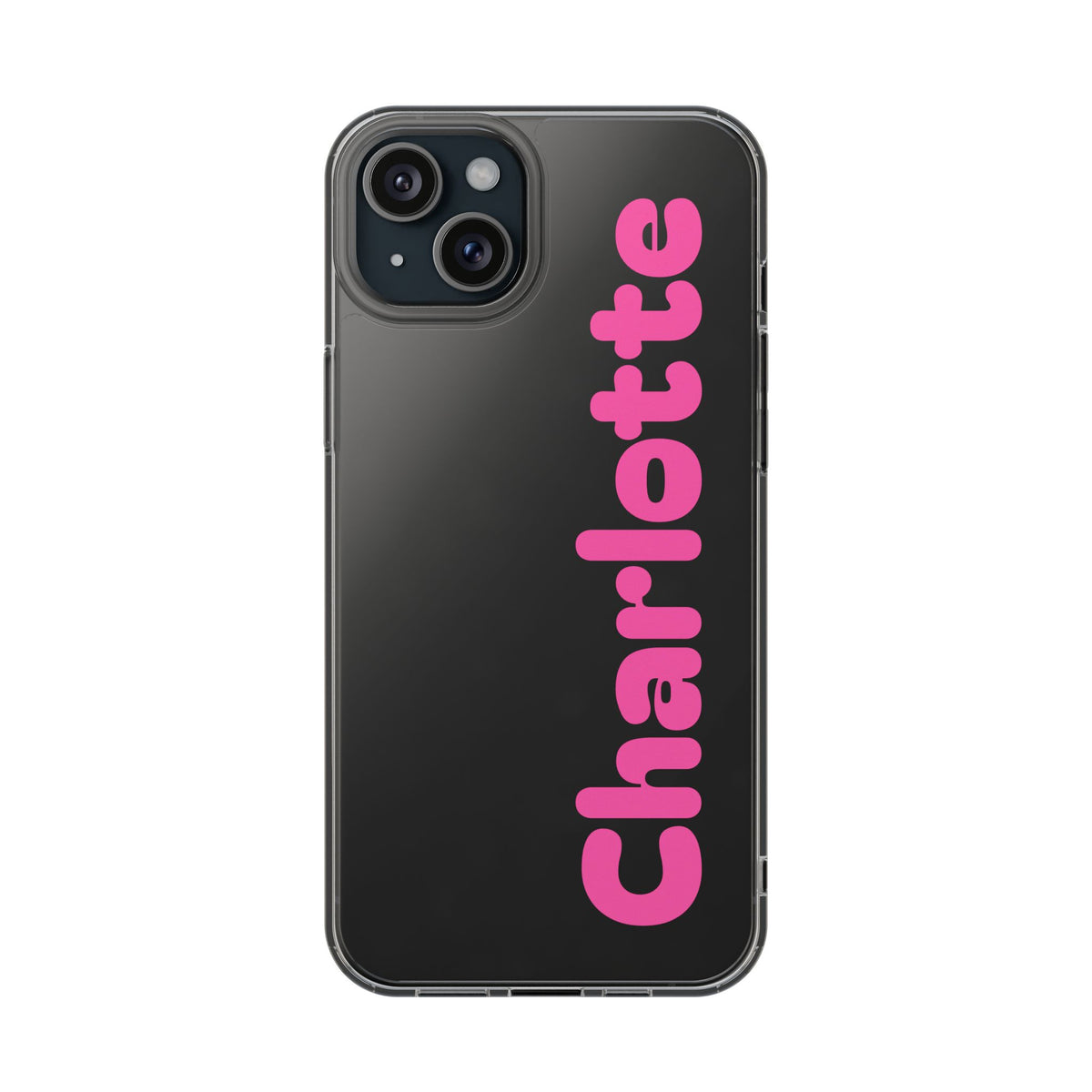 Name iphone case Custom iphone case Silicone iphone case Glossy iphone case Custom gift - casetinger