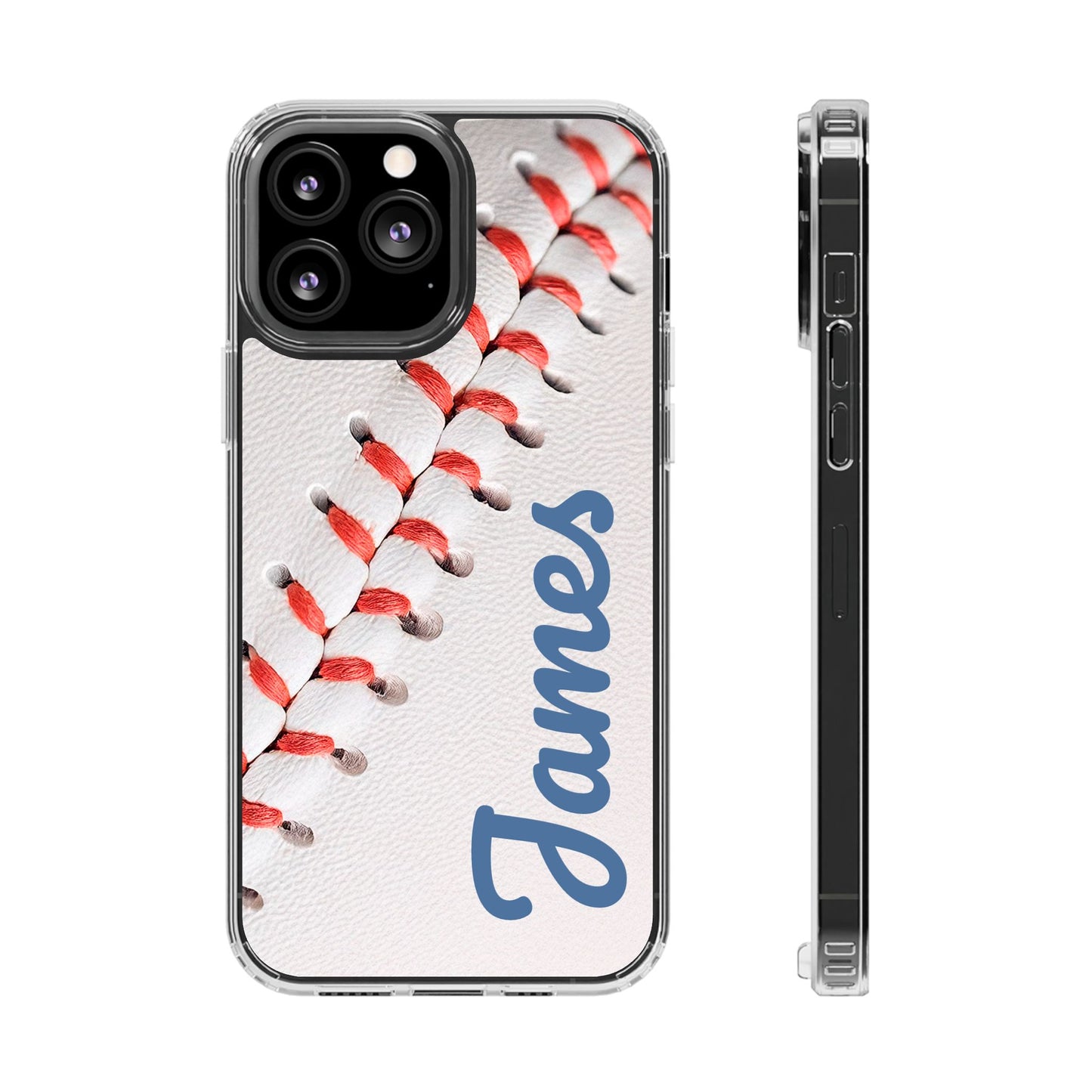 Custom name Baseball iPhone Case β Personalized Silicone