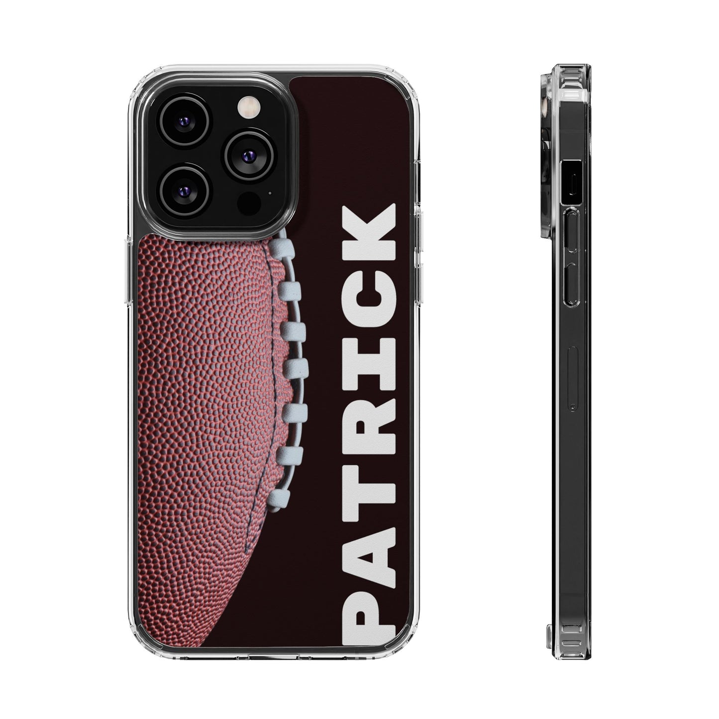 Personalized Football iPhone Case – Custom Name