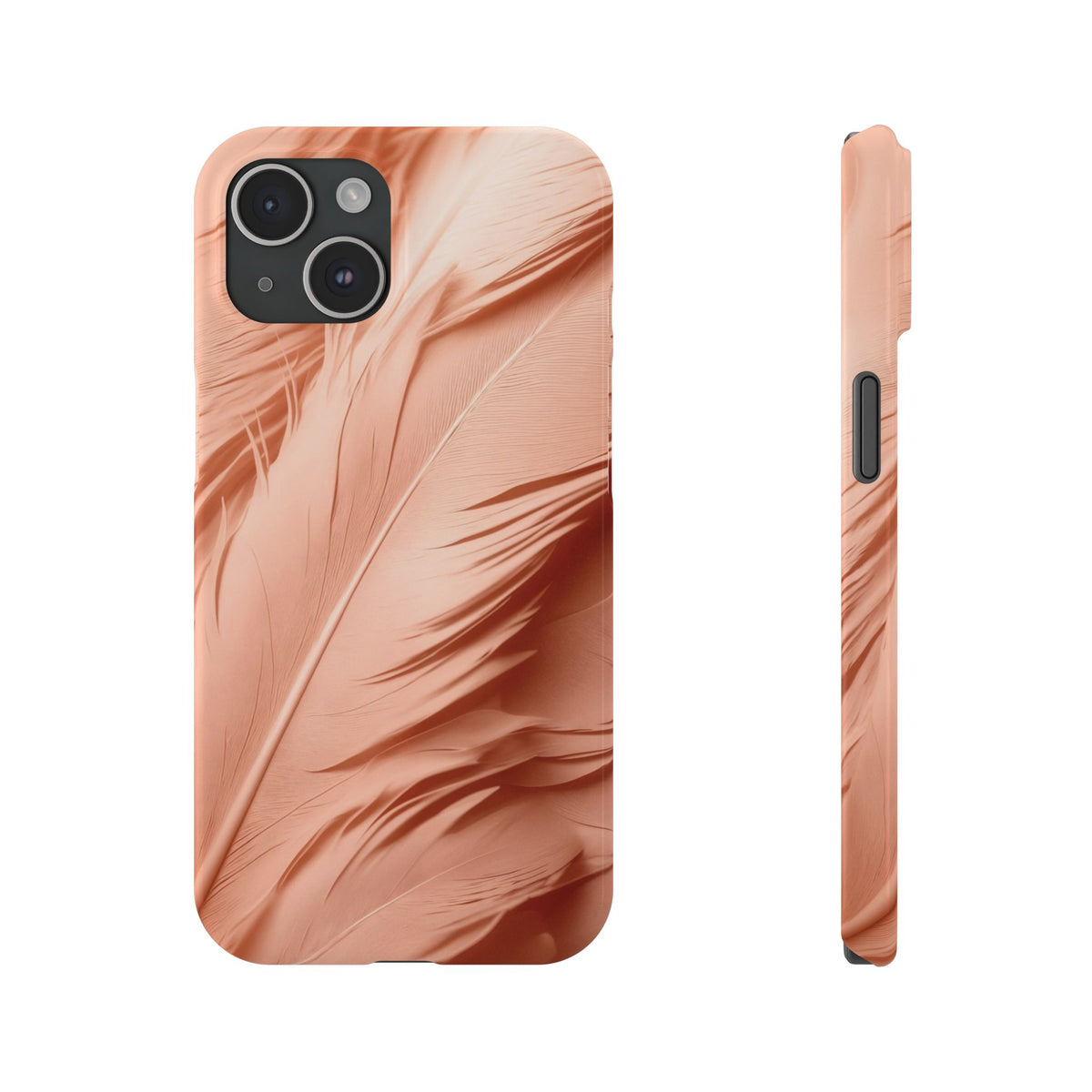 Peach-colored feathers - casetinger