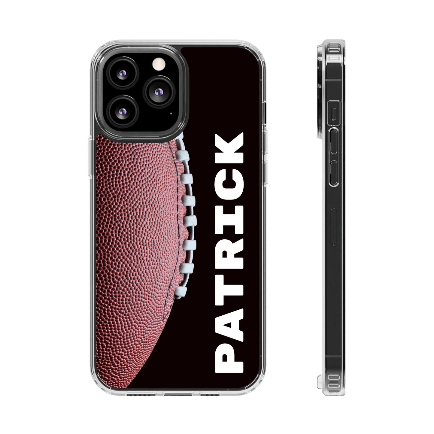 Personalized Football iPhone Case – Custom Name