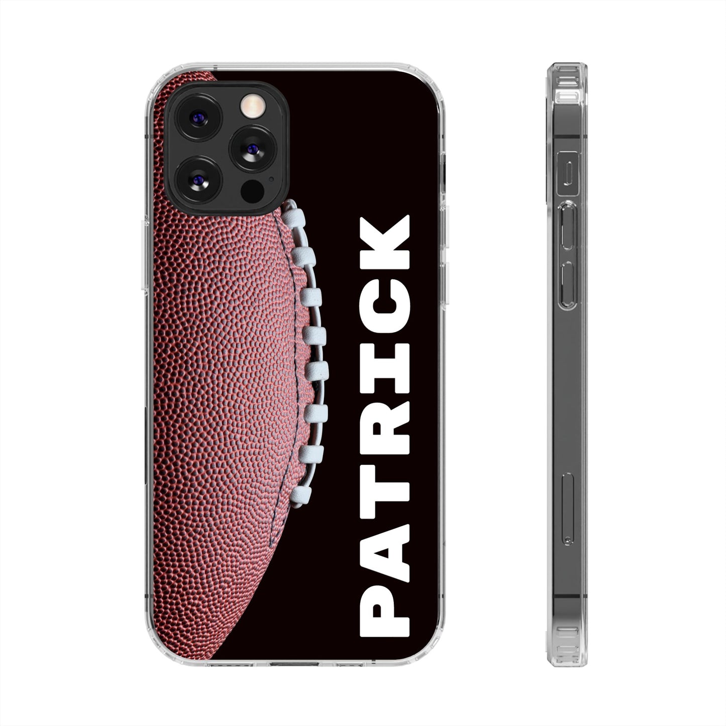 Personalized Football iPhone Case – Custom Name