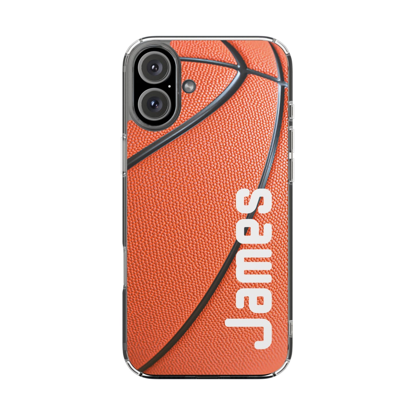 Personalized Basketball iPhone Case – Custom Name Silicone