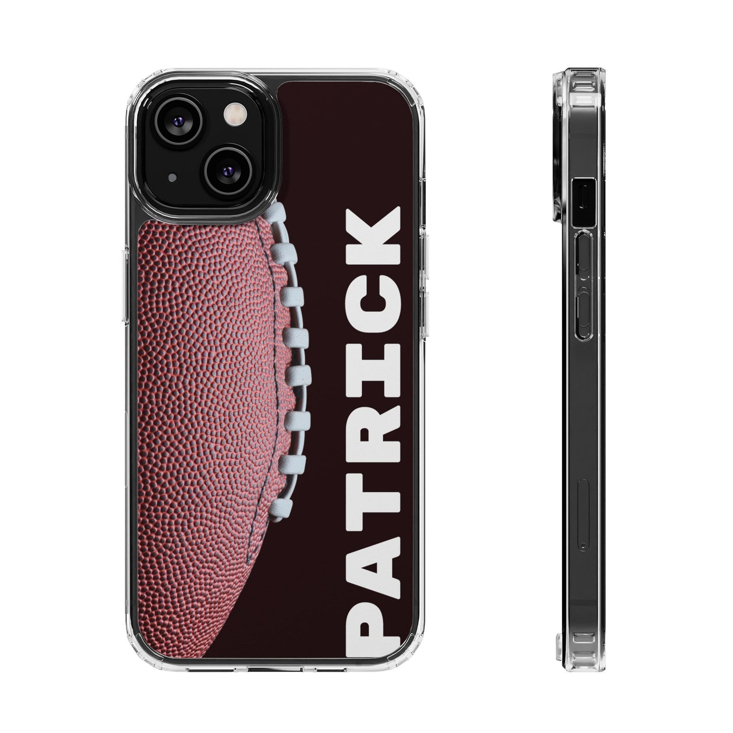 Personalized Football iPhone Case – Custom Name