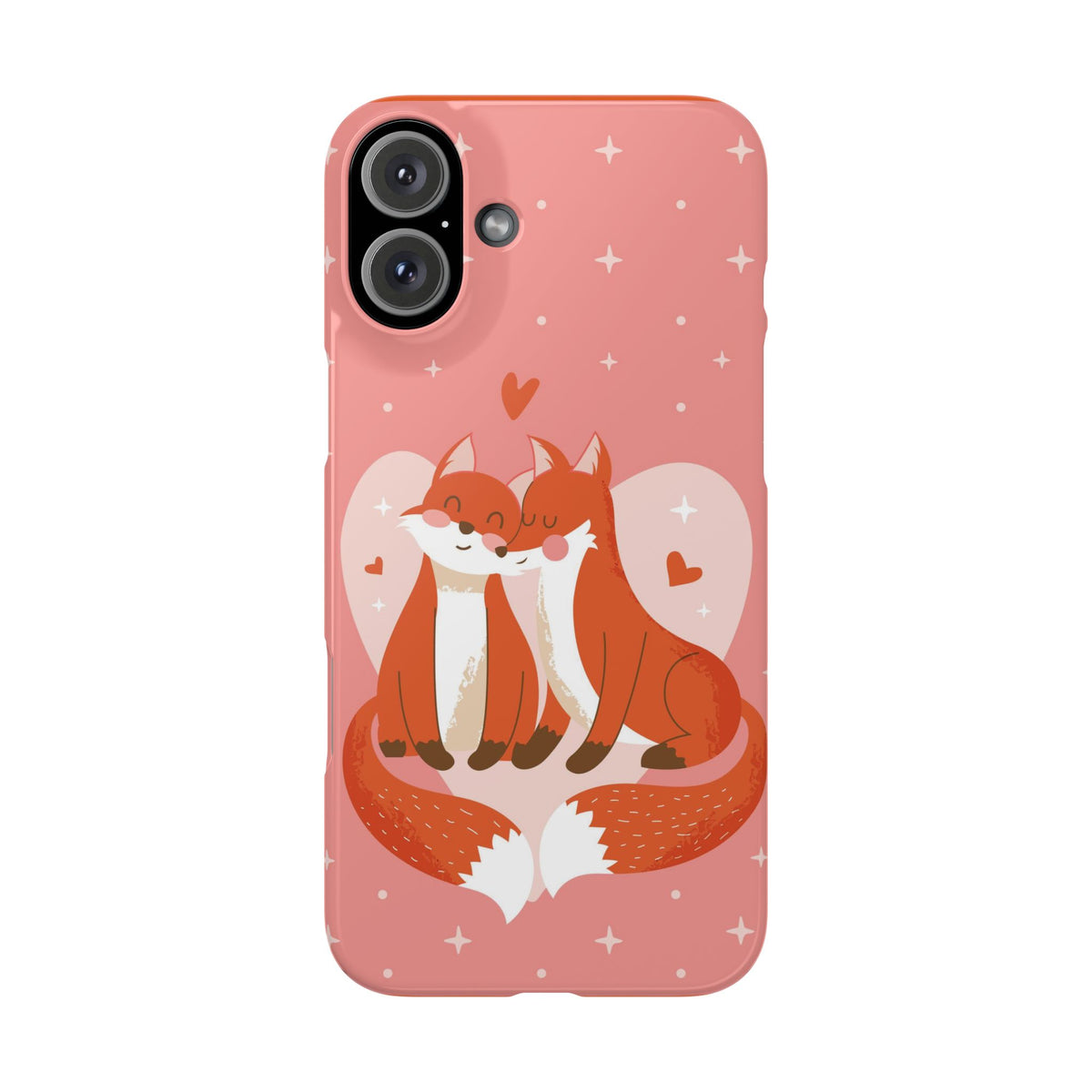 Valentine's Day: Pair of foxes in love - casetinger