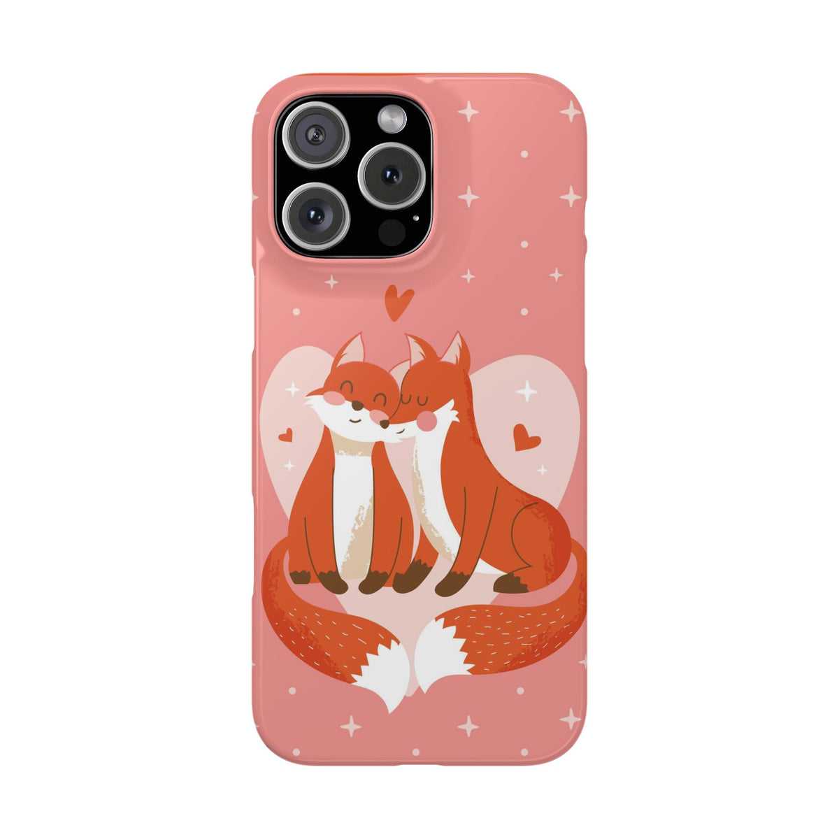 Valentine's Day: Pair of foxes in love - casetinger