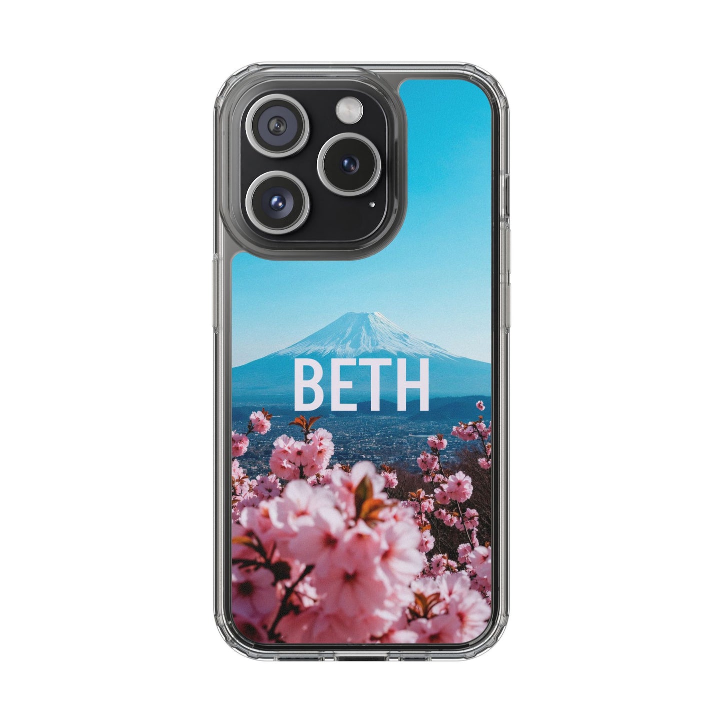 Fujiyama sakura flowers - Custom name