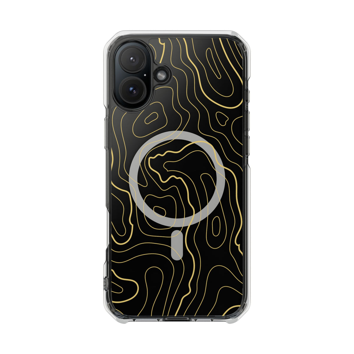 Abstract Topographic lines Map Design - Magnetic - casetinger