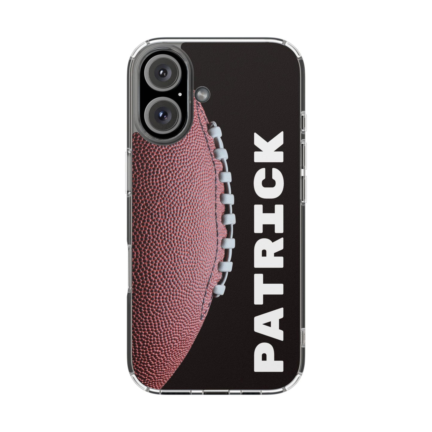 Personalized Football iPhone Case – Custom Name