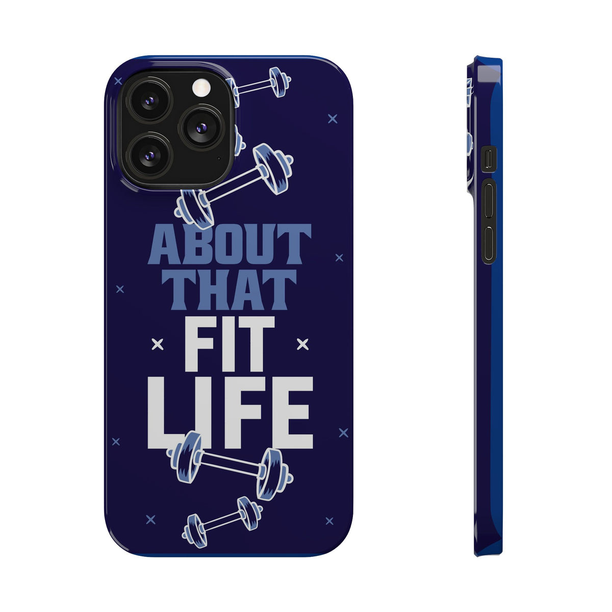 GYM phone case - "About that fit life" - casetinger