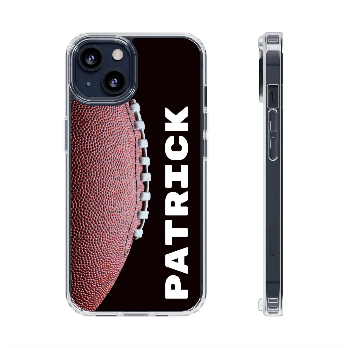 Personalized Football iPhone Case – Custom Name