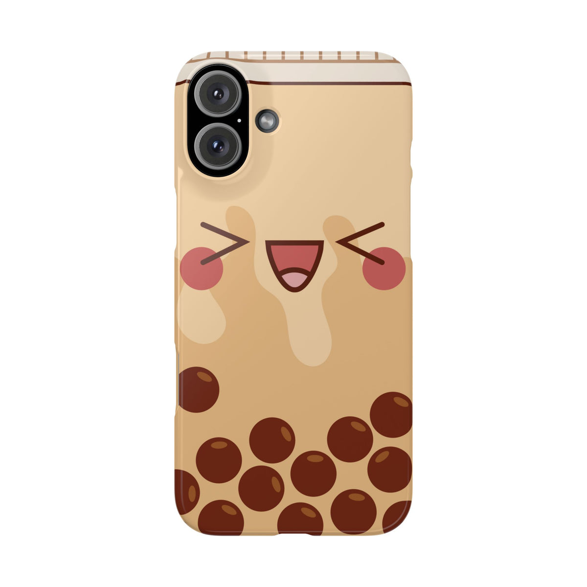Chocolate Bubble tea phone - casetinger