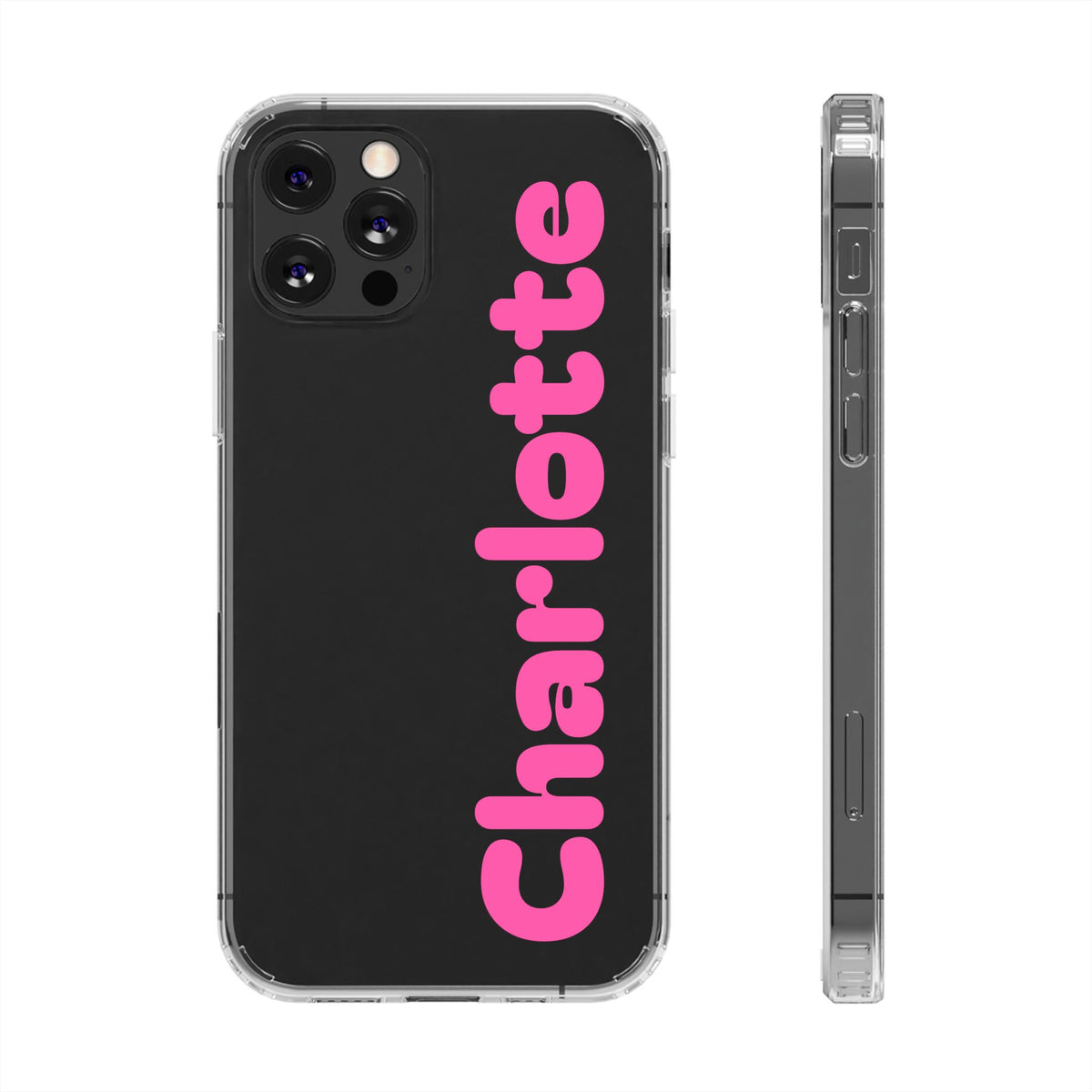Name iphone case Custom iphone case Silicone iphone case Glossy iphone case Custom gift - casetinger