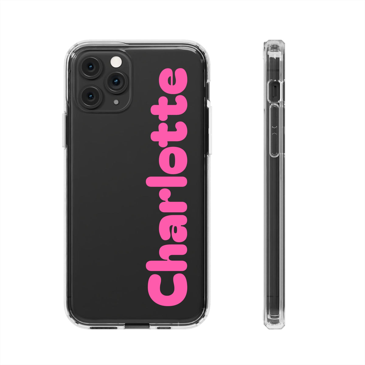 Name iphone case Custom iphone case Silicone iphone case Glossy iphone case Custom gift - casetinger