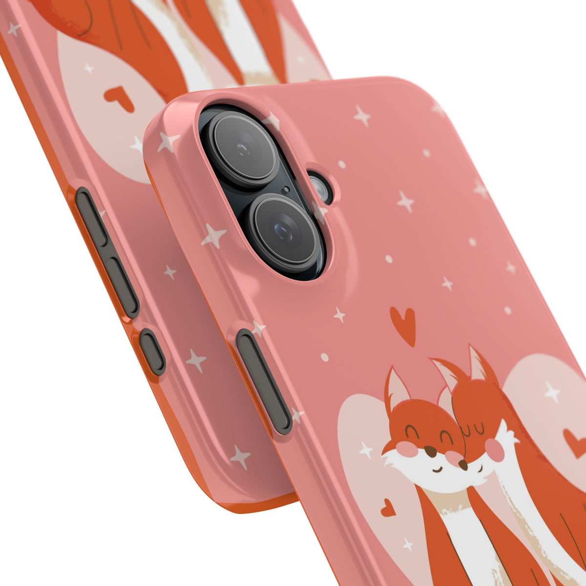 Valentine's Day: Pair of foxes in love - casetinger