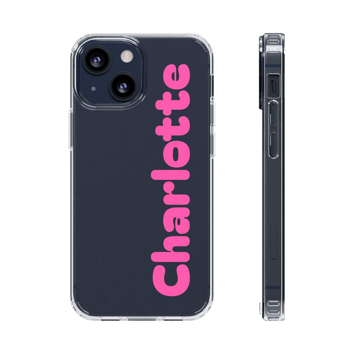 Name iphone case Custom iphone case Silicone iphone case Glossy iphone case Custom gift - casetinger