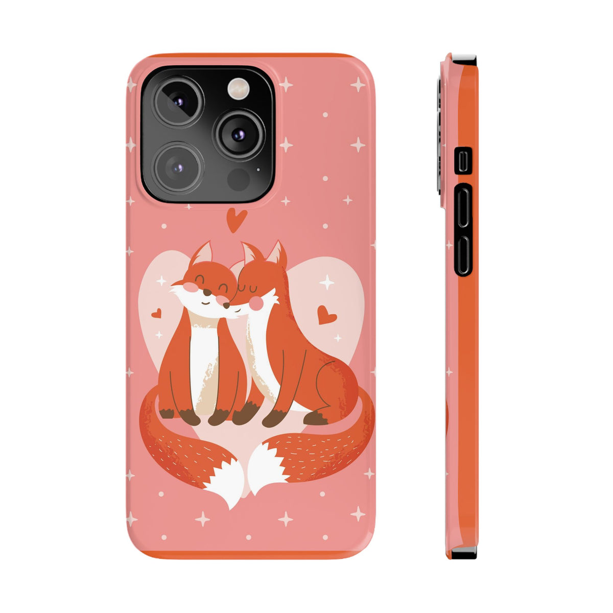 Valentine's Day: Pair of foxes in love - casetinger