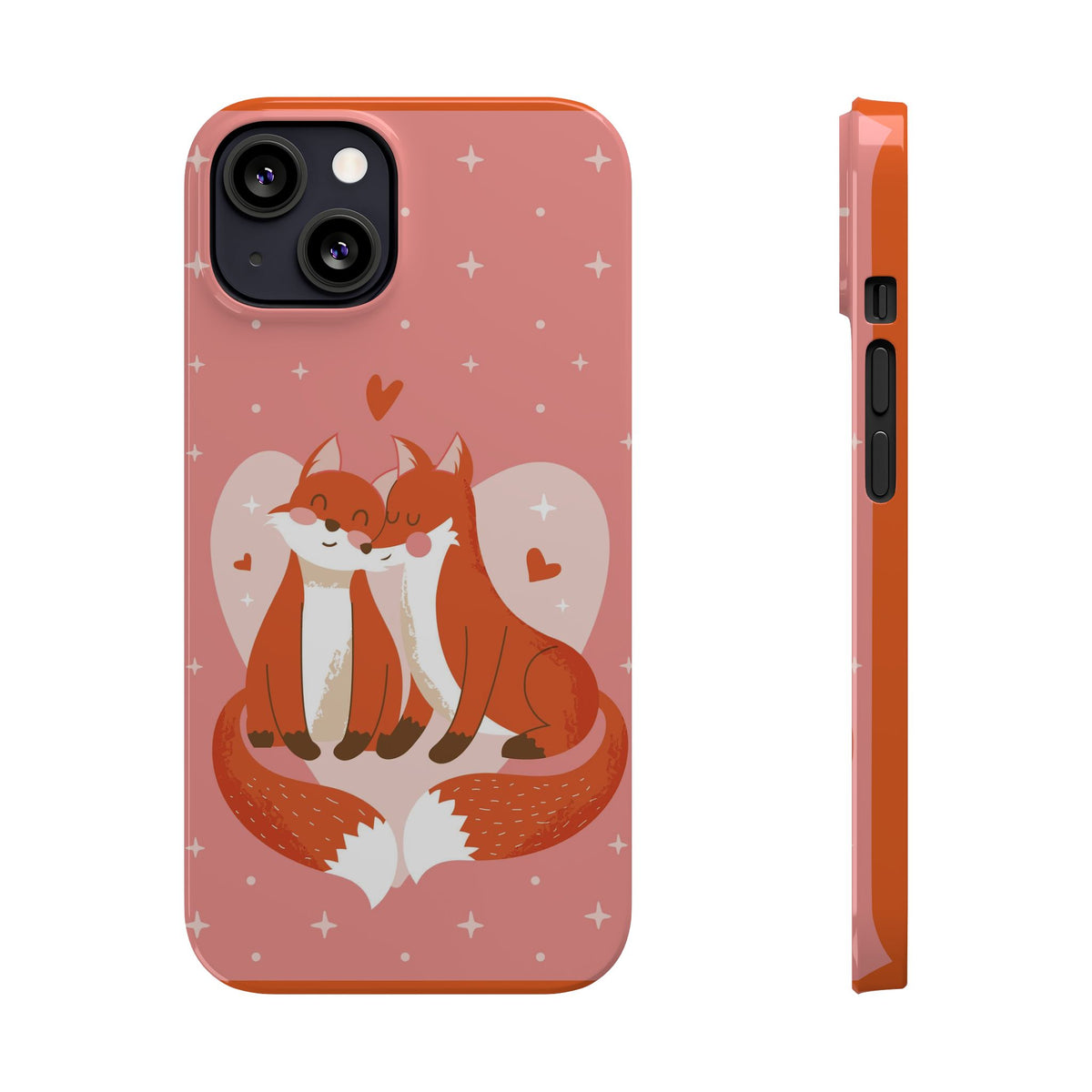 Valentine's Day: Pair of foxes in love - casetinger