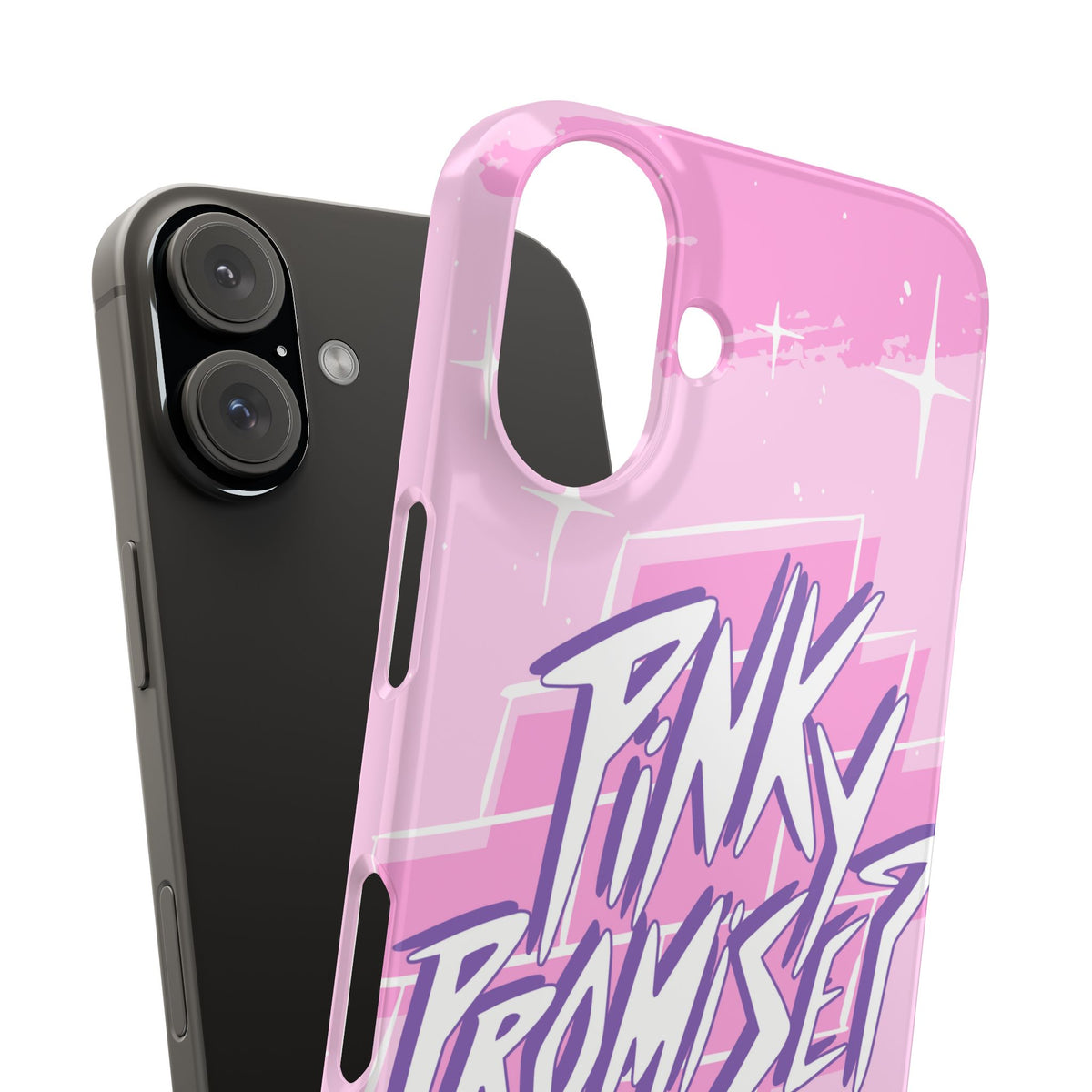 "Pink Promise" Design and Stars - casetinger