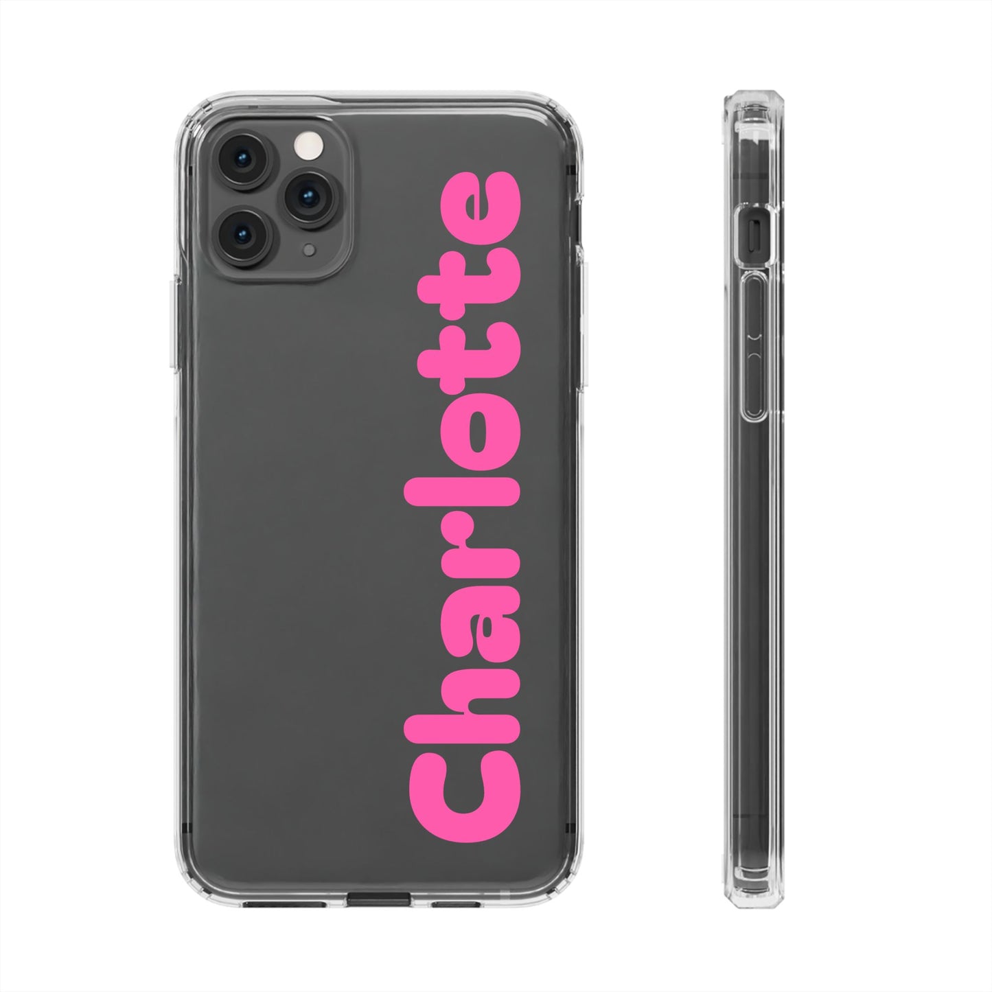 Name iphone case Custom iphone case Silicone iphone case Glossy iphone case Custom gift - casetinger