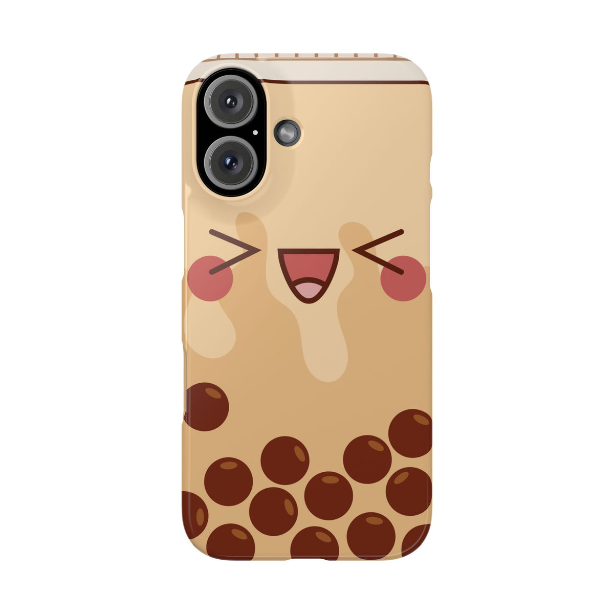 Chocolate Bubble tea phone - casetinger