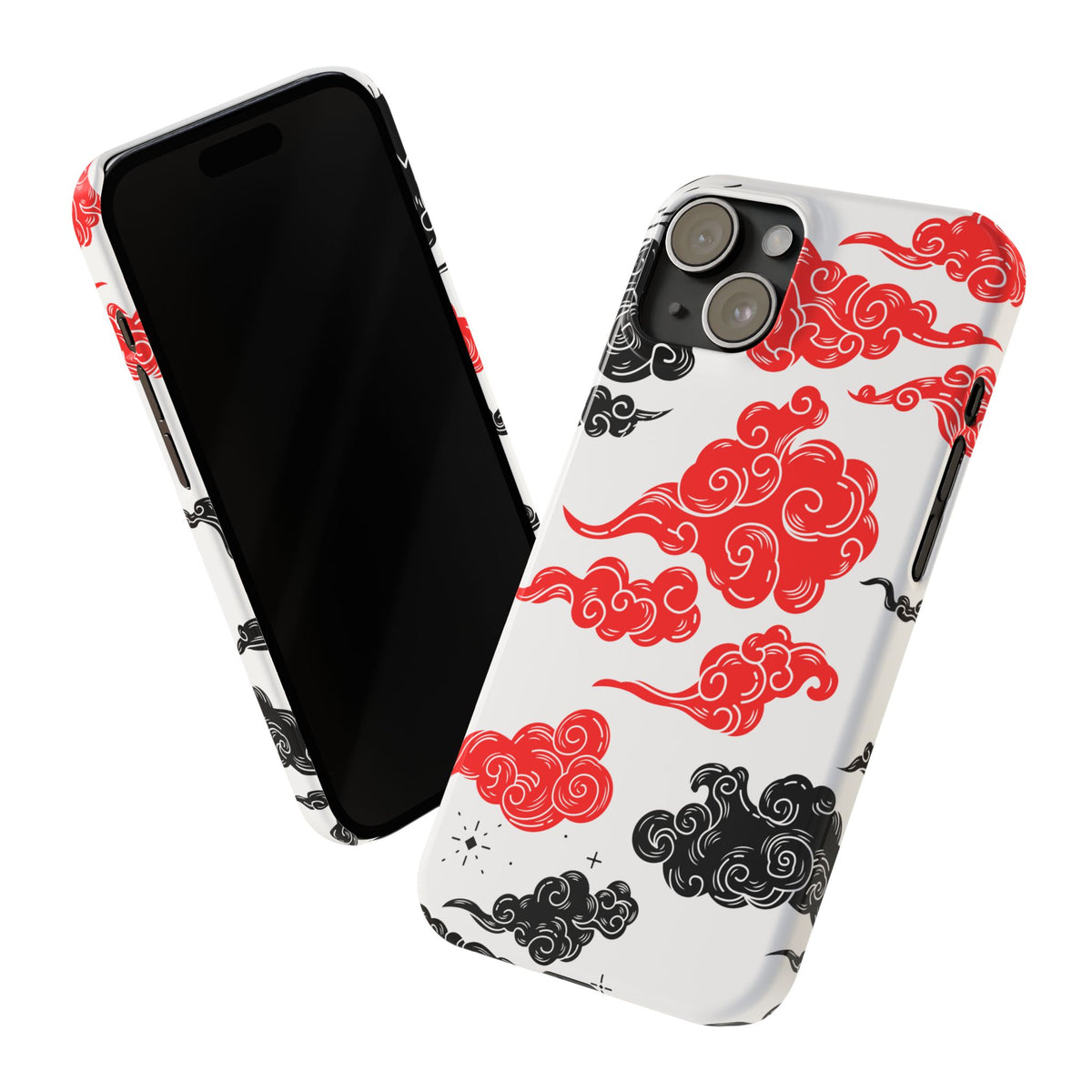 Red & Black Japanese Otaku Cloud - casetinger