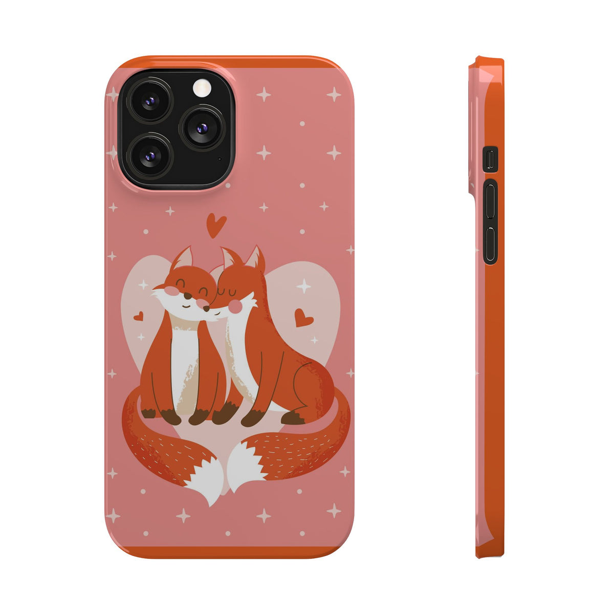 Valentine's Day: Pair of foxes in love - casetinger