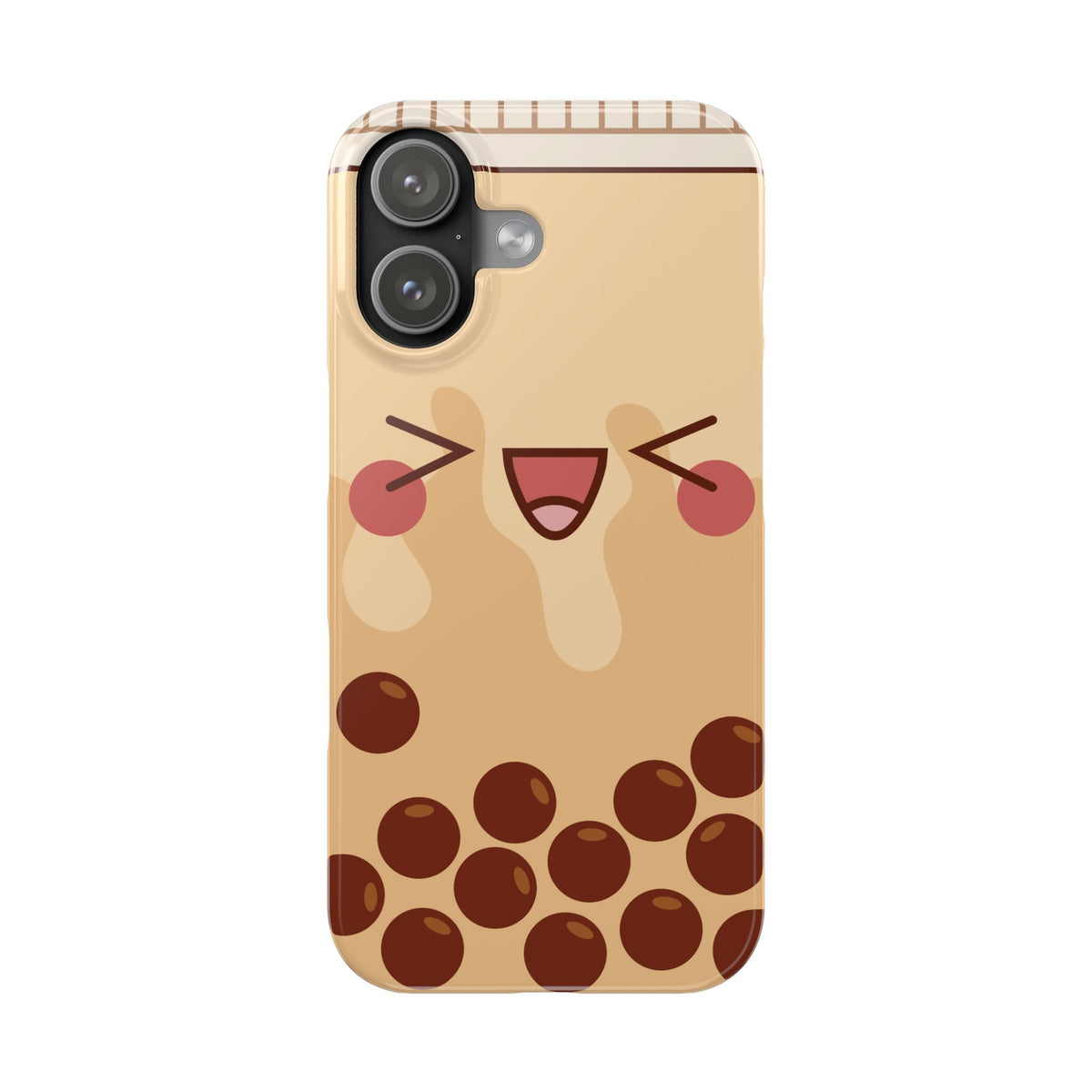 Chocolate Bubble tea phone - casetinger