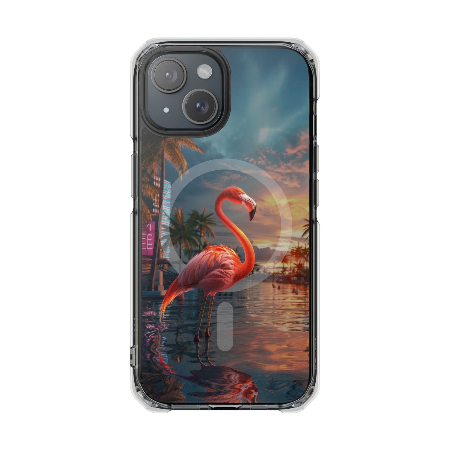 Tropical Miami Flamingo - Magnetic