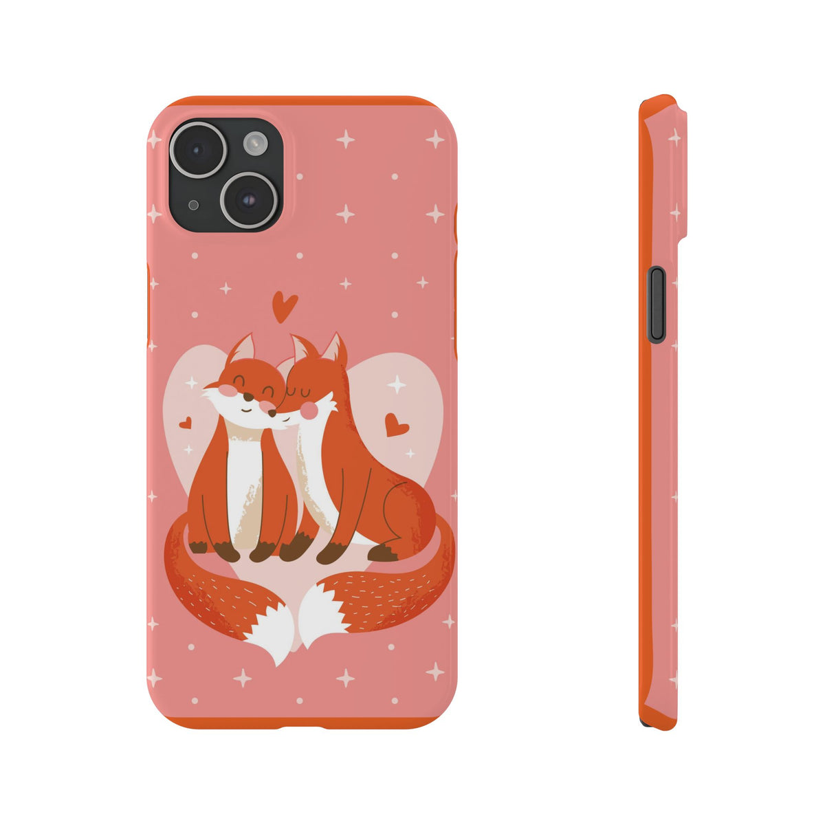 Valentine's Day: Pair of foxes in love - casetinger