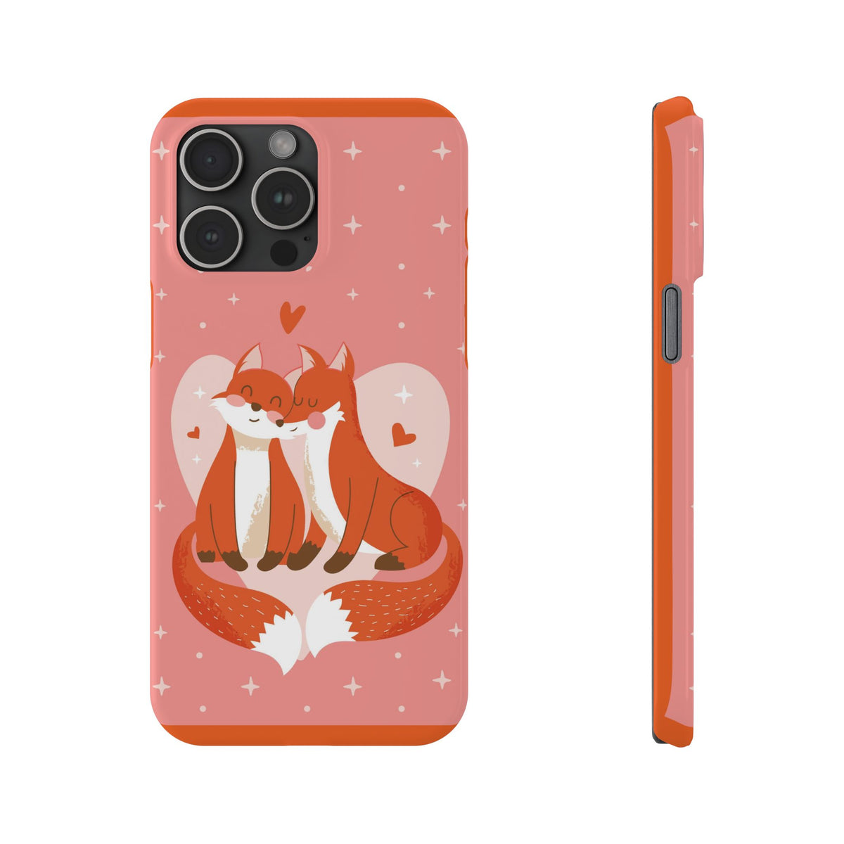 Valentine's Day: Pair of foxes in love - casetinger