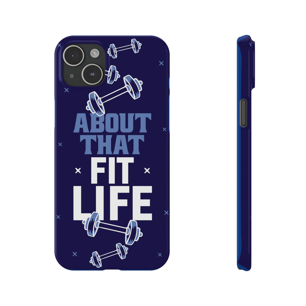 GYM phone case - "About that fit life" - casetinger